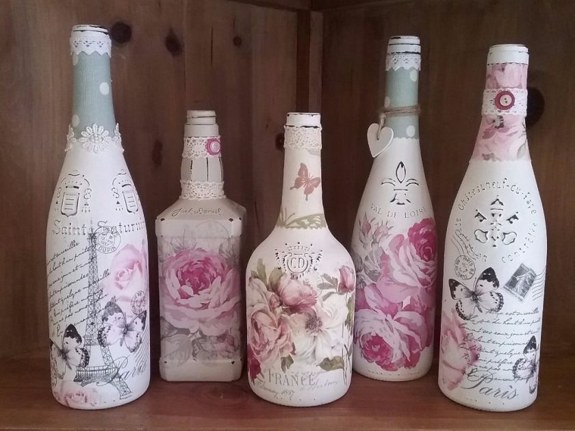 Φιάλες Decoupage για το νέο έτος (170+ φωτογραφίες). DIY κοσμήματα. Νέες ιδέες και εργαστήρια