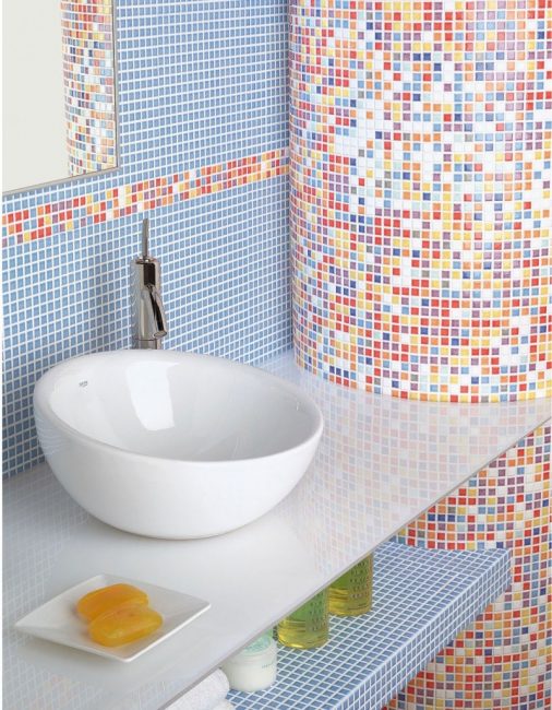 Mosaico per il bagno