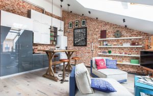 Loft-style εσωτερικό διαμέρισμα: 215+ Σχεδιάστε τις φωτογραφίες του απεριόριστου χώρου για την αυτο-έκφραση