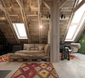 Loft-style εσωτερικό διαμέρισμα: 215+ Σχεδιάστε τις φωτογραφίες του απεριόριστου χώρου για την αυτο-έκφραση