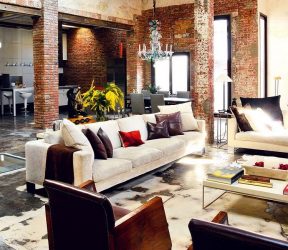 Loft-style εσωτερικό διαμέρισμα: 215+ Σχεδιάστε τις φωτογραφίες του απεριόριστου χώρου για την αυτο-έκφραση