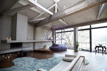 Loft-style εσωτερικό διαμέρισμα: 215+ Σχεδιάστε τις φωτογραφίες του απεριόριστου χώρου για την αυτο-έκφραση