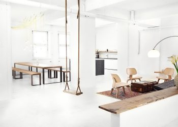 Loft-style εσωτερικό διαμέρισμα: 215+ Σχεδιάστε τις φωτογραφίες του απεριόριστου χώρου για την αυτο-έκφραση