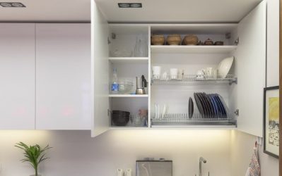 Essiccatore da cucina per i piatti nell'armadio (115+ foto) - built-in, angolo, acciaio inossidabile. Quale scegli?