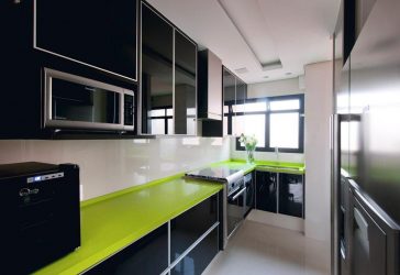 Nuova tendenza nel mondo della cucina - Cucina nera nell'interno (oltre 220 combinazioni di foto nel design)