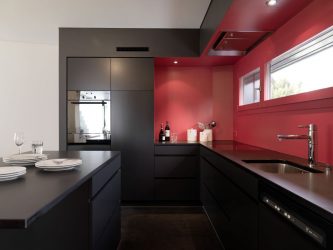 Nuova tendenza nel mondo della cucina - Cucina nera nell'interno (oltre 220 combinazioni di foto nel design)