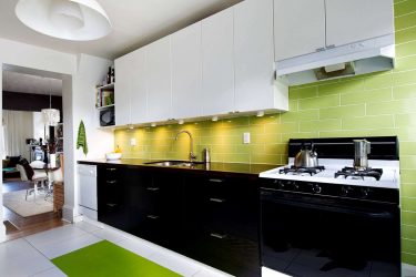 Nuova tendenza nel mondo della cucina - Cucina nera nell'interno (oltre 220 combinazioni di foto nel design)