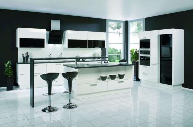 Nuova tendenza nel mondo della cucina - Cucina nera nell'interno (oltre 220 combinazioni di foto nel design)