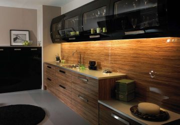 Nuova tendenza nel mondo della cucina - Cucina nera nell'interno (oltre 220 combinazioni di foto nel design)