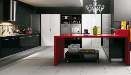 Nuova tendenza nel mondo della cucina - Cucina nera nell'interno (oltre 220 combinazioni di foto nel design)