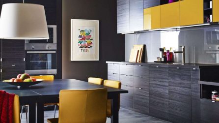 Nuova tendenza nel mondo della cucina - Cucina nera nell'interno (oltre 220 combinazioni di foto nel design)