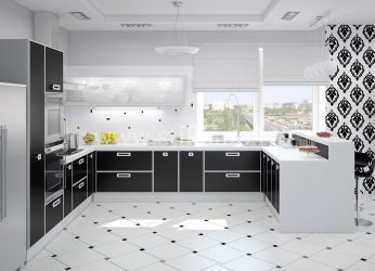 Nuova tendenza nel mondo della cucina - Cucina nera nell'interno (oltre 220 combinazioni di foto nel design)