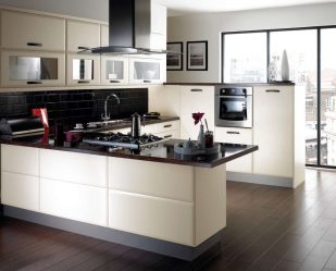 Nuova tendenza nel mondo della cucina - Cucina nera nell'interno (oltre 220 combinazioni di foto nel design)