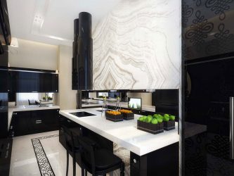 Nuova tendenza nel mondo della cucina - Cucina nera nell'interno (oltre 220 combinazioni di foto nel design)