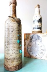 Φιάλες Decoupage για το νέο έτος (170+ φωτογραφίες). DIY κοσμήματα. Νέες ιδέες και εργαστήρια