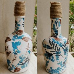 Φιάλες Decoupage για το νέο έτος (170+ φωτογραφίες). DIY κοσμήματα. Νέες ιδέες και εργαστήρια