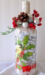 Φιάλες Decoupage για το νέο έτος (170+ φωτογραφίες). DIY κοσμήματα. Νέες ιδέες και εργαστήρια