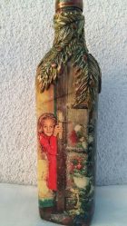 Φιάλες Decoupage για το νέο έτος (170+ φωτογραφίες). DIY κοσμήματα. Νέες ιδέες και εργαστήρια