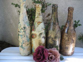 Φιάλες Decoupage για το νέο έτος (170+ φωτογραφίες). DIY κοσμήματα. Νέες ιδέες και εργαστήρια