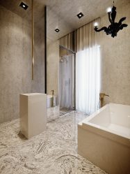 Opzioni di finitura per la tessera del bagno (più di 175 foto). Crea un design che verrà ricordato