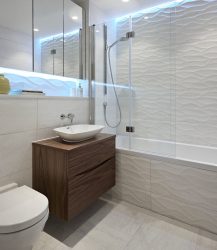 Opzioni di finitura per la tessera del bagno (più di 175 foto). Crea un design che verrà ricordato